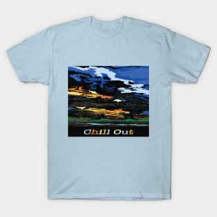 Chill out retro sky sun and sea beautiful natural T-Shirt